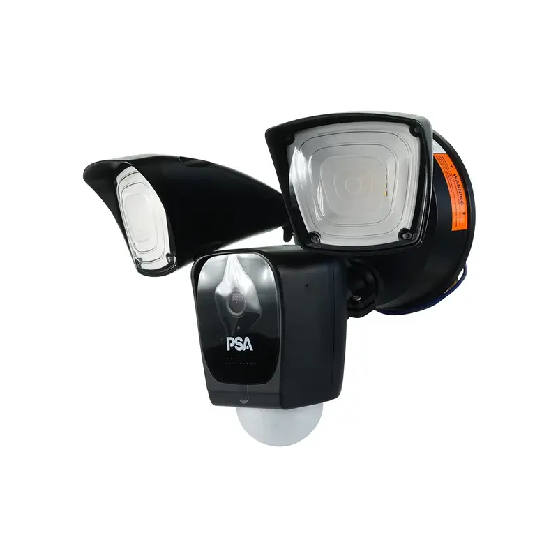 PSA Centrii Security Floodlight Camera with WiFi (Black)