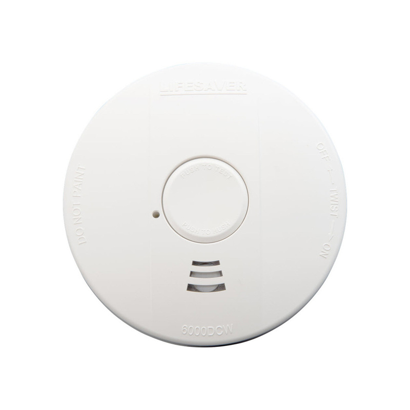 PSA Lifesaver LIF6000DCW Smoke Alarm, 10 Year Lithium Battery with Wireless RF Interlink