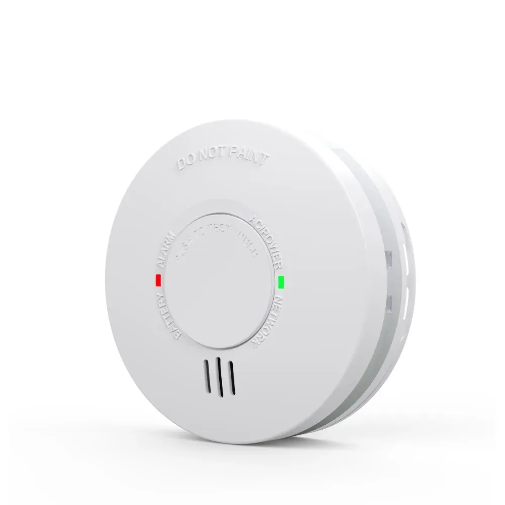 PSA HomeGuard HG140AC 240V Photoelectric Smoke Alarm, 9V Battery Backup